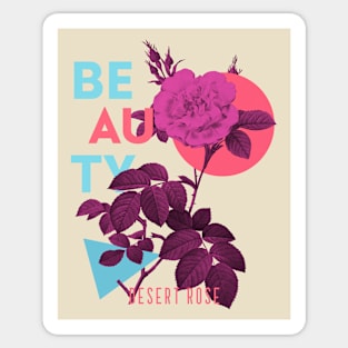 Beauty Desert Rose Sticker